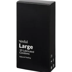 Large Kondomer, 10 stk