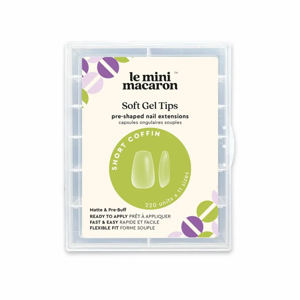 Le Gel Short Coffin Nail Tips