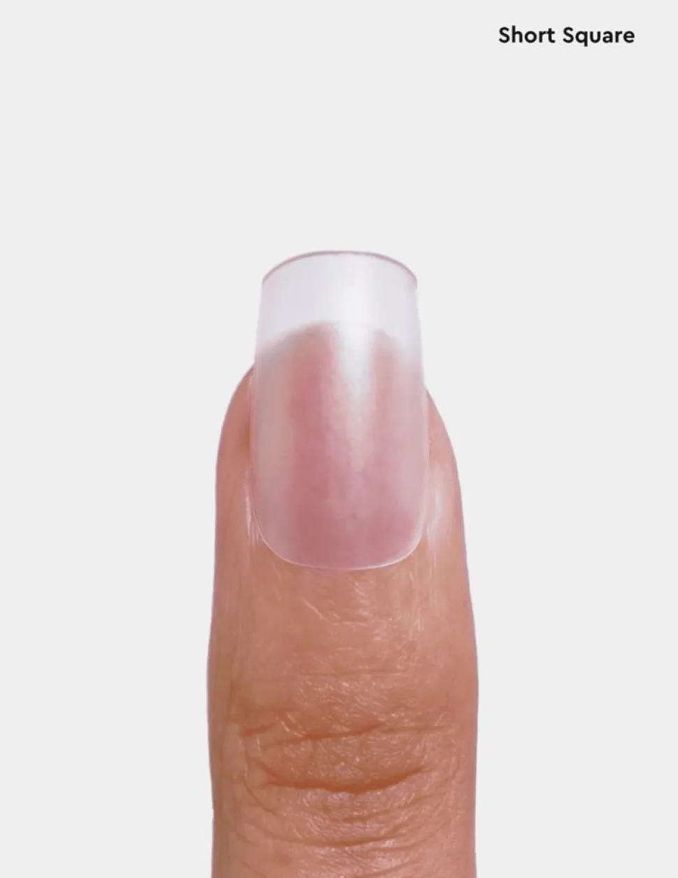 Le Gel Short Round Square Nail Tips