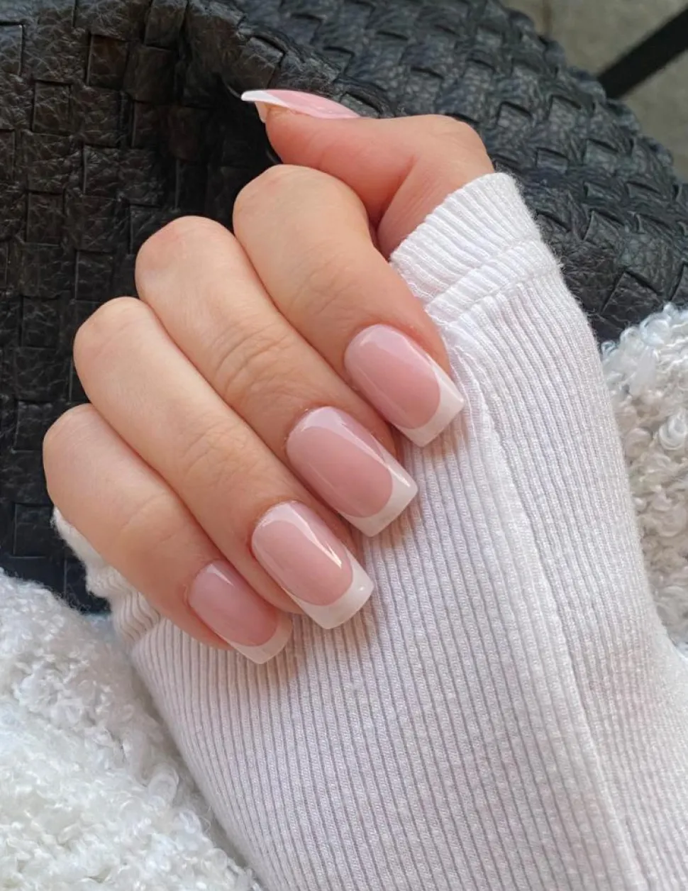 Le Gel Short Round Square Nail Tips