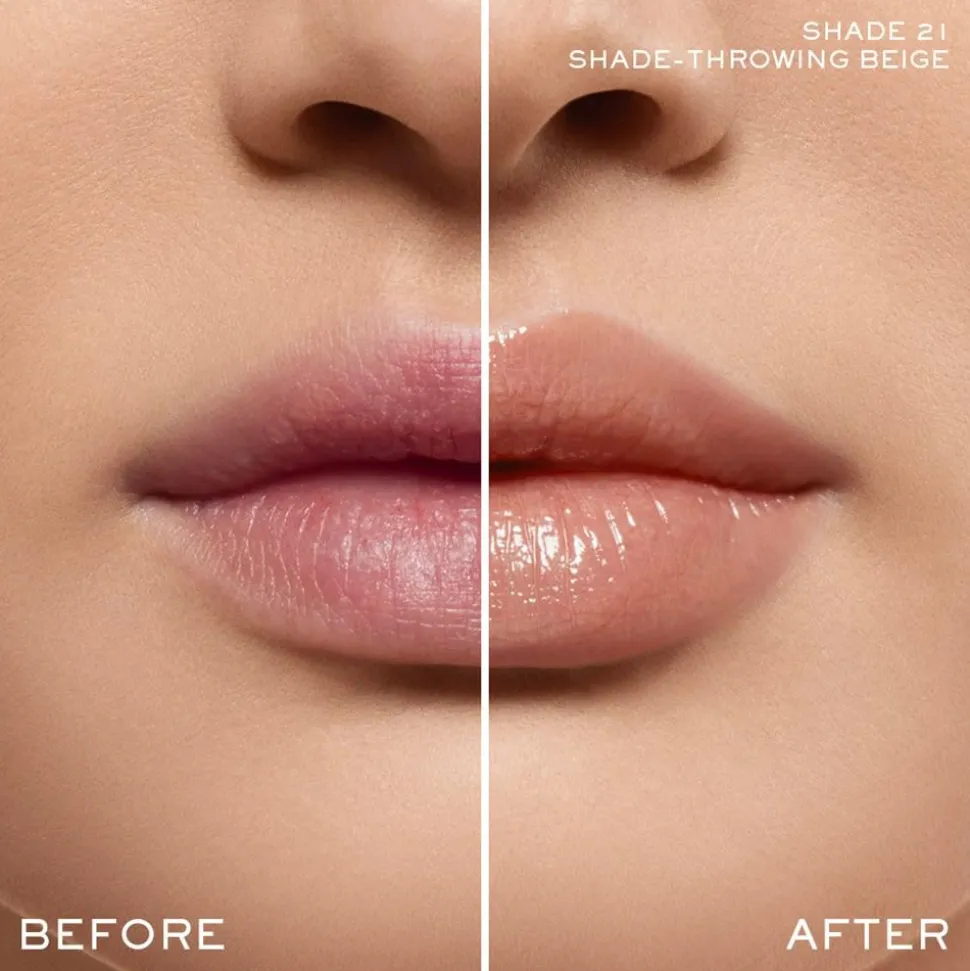 Lip Idôle Squalane-12 Butterglow Glowy Color Balm, 21 Shade-Throwing Beige