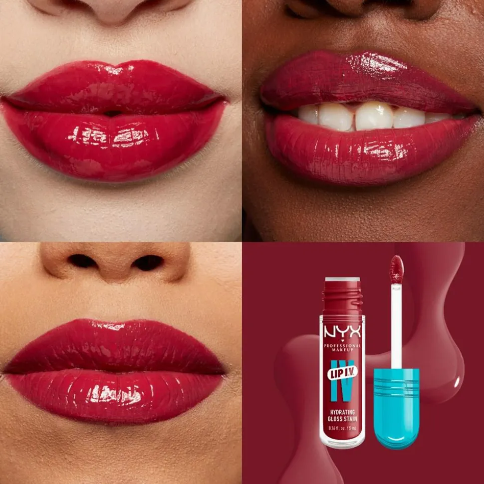 Lip I.V. Hydrating Gloss Stain Lipgloss, 10 Berry Thirsty