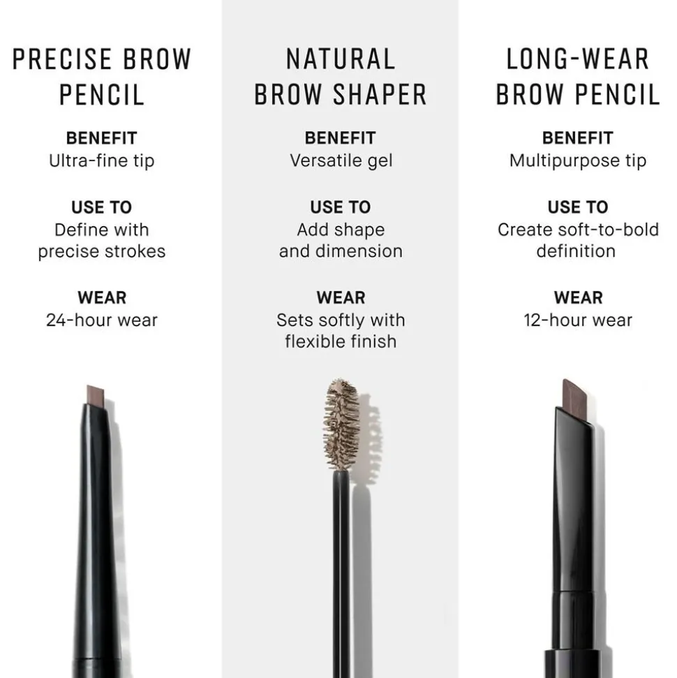 Long-Wear Brow Pencil, Warm Brown
