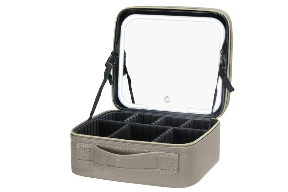 Makeuptaske Med LED Spejl