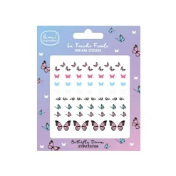 Mini Nail Art Stickers, Butterfly Dreams