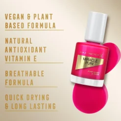 Miracle Pure Neglelak, 265 Firey Fuchsia