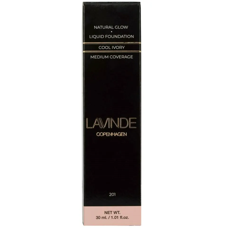 Natural Glow Liquid Foundation, 201 Ivory