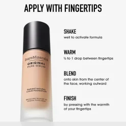 Original Pure Serum Radiant Liquid Foundation, Medium Deep 4.5