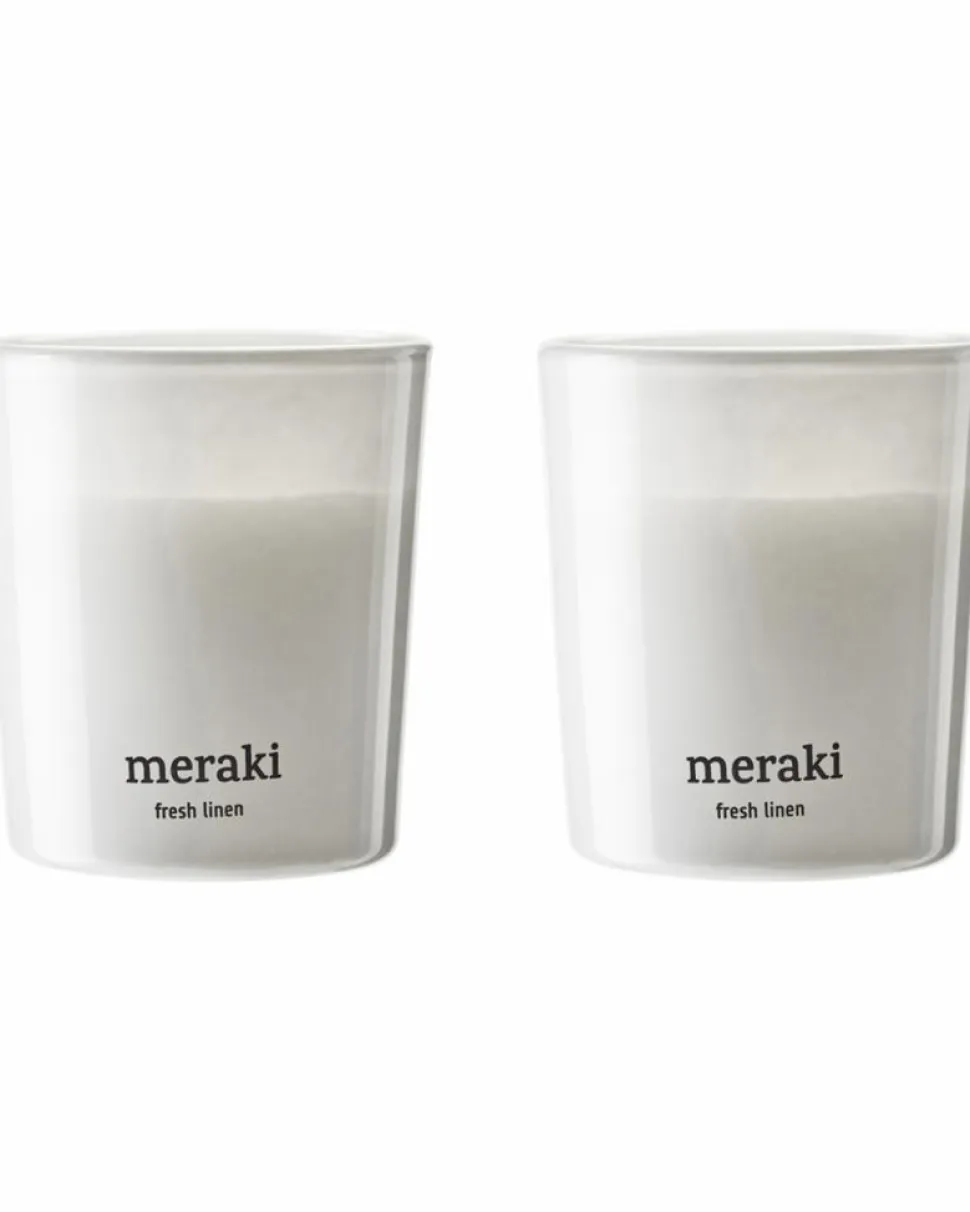 2-pak Duftlys, Fresh Linen