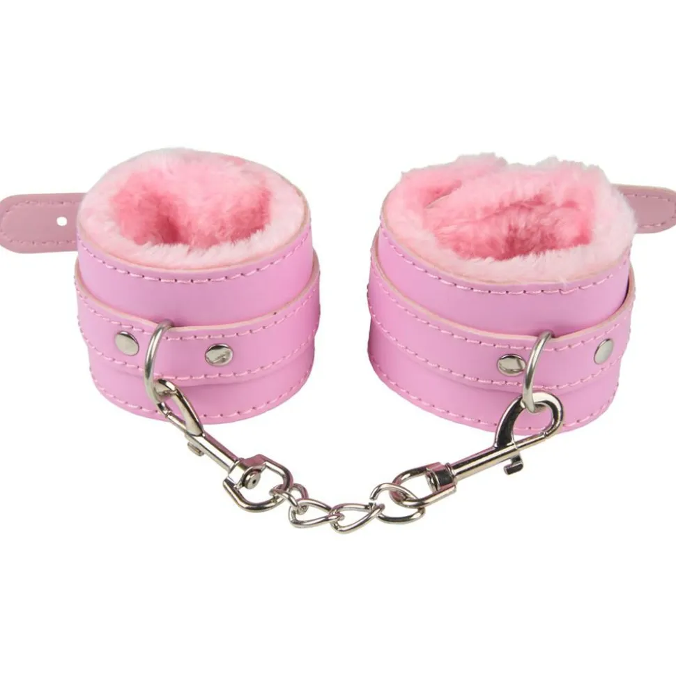 Pink Fluffy Bondagesæt