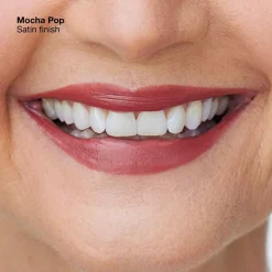 Pop Longwear Satin Lipstick, Mocha Pop