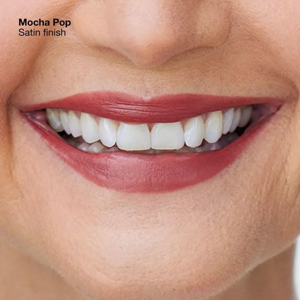 Pop Longwear Satin Lipstick, Mocha Pop