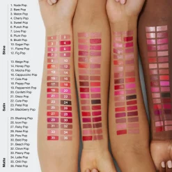 Pop Longwear Shine Lipstick, Flame Pop