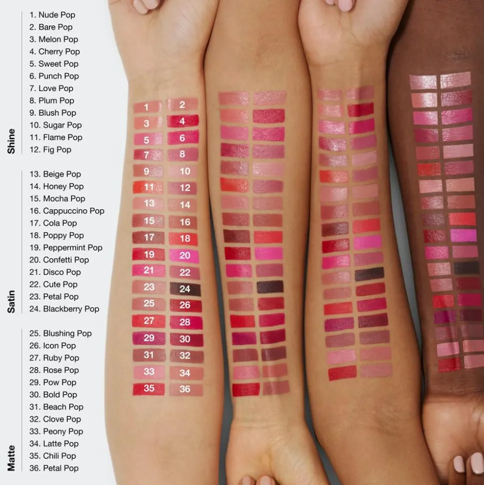 Pop Longwear Shine Lipstick, Punch Pop