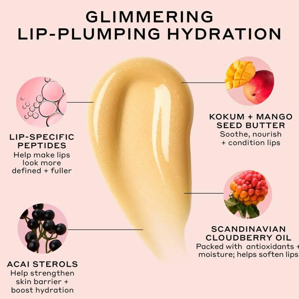 Pout Preserve Peptide Lip Treatment Shimmer, Citrus Sunshine
