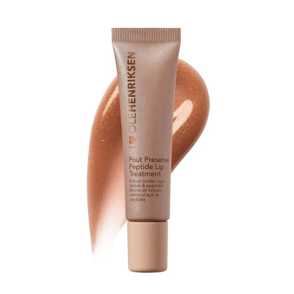 Pout Preserve Peptide Lip Treatment Shimmer, Crème Brûlèe