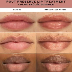 Pout Preserve Peptide Lip Treatment Shimmer, Crème Brûlèe