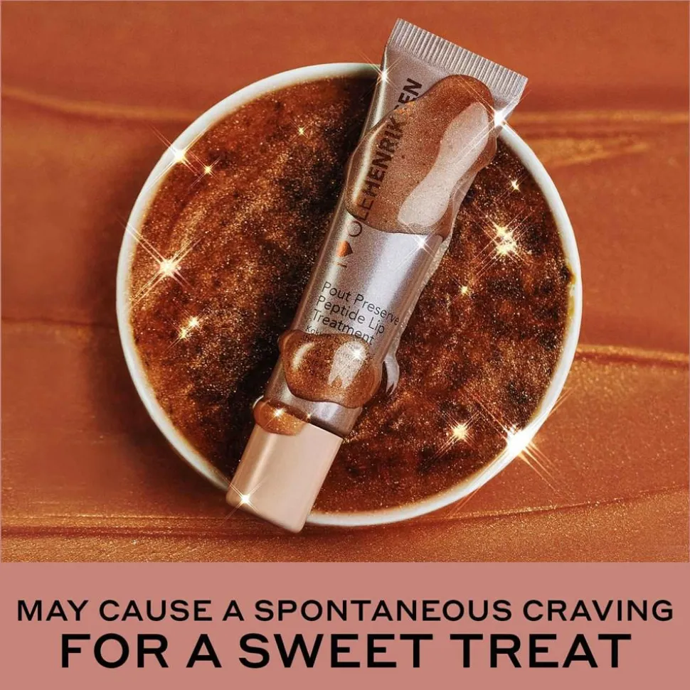 Pout Preserve Peptide Lip Treatment Shimmer, Crème Brûlèe