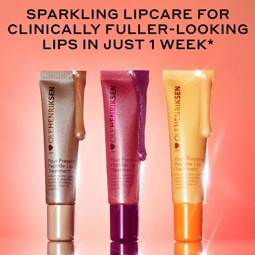 Pout Preserve Peptide Lip Treatment Shimmer, Lingonberry