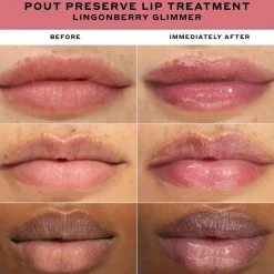 Pout Preserve Peptide Lip Treatment Shimmer, Lingonberry