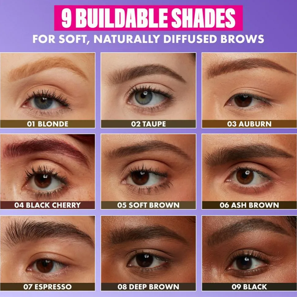 Powder Louder Brow Pencil, 09 Black