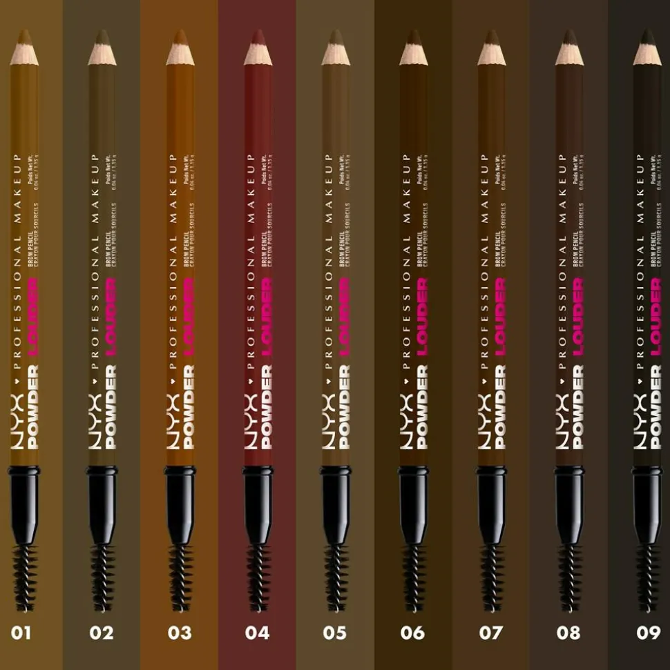Powder Louder Brow Pencil, 09 Black