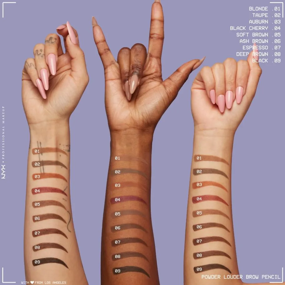 Powder Louder Brow Pencil, 09 Black