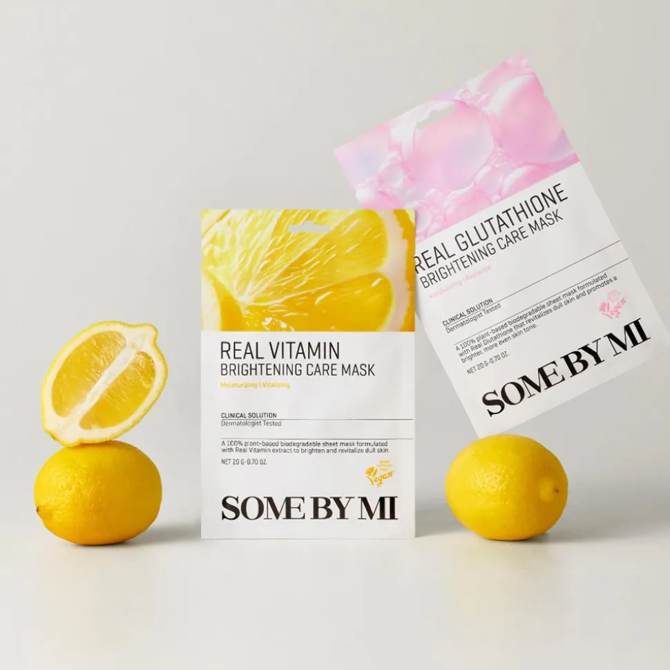 Real Vitamin Brightening Care Mask, 1 stk