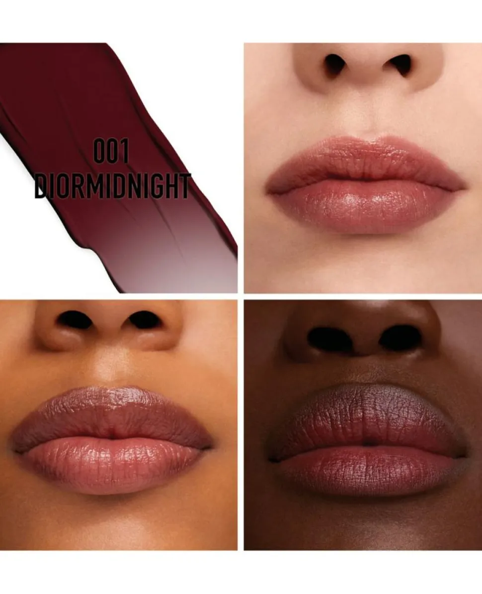 Rouge Colored Lip Balm Refillable, 001 Diormidnight