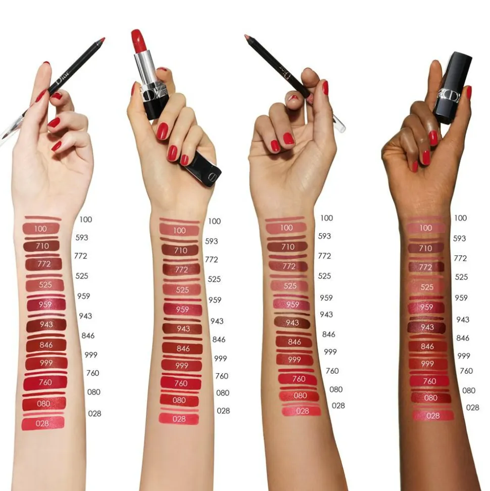 Rouge Dior Contour No-Transfer Lip Liner Pencil, 100 Nude Look