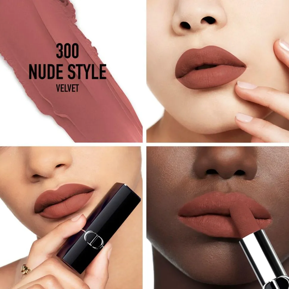 Rouge Dior New Velvet Lipstick, 300 Nude Style