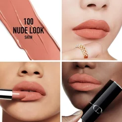 Rouge Dior Satin Lipstick, 100 Nude Look