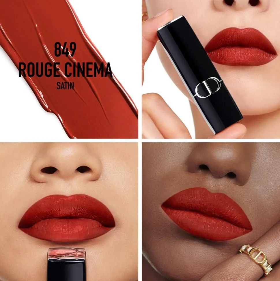 Rouge Dior Satin Lipstick, 849 Rouge Cinema