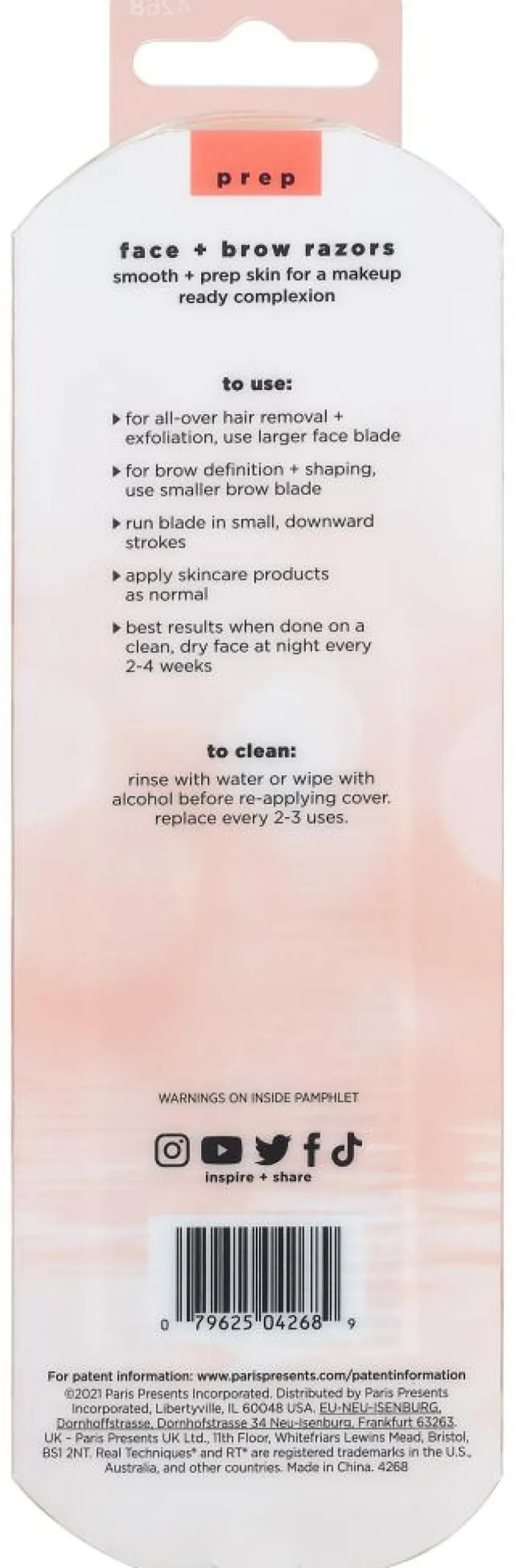 Skinimalist Face & Brow Razors