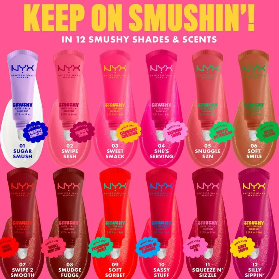Smushy Matte Læbepomade, 6 Soft Smile