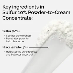 Sulfur 10% Powder-to-Cream Concentrate, 5 g