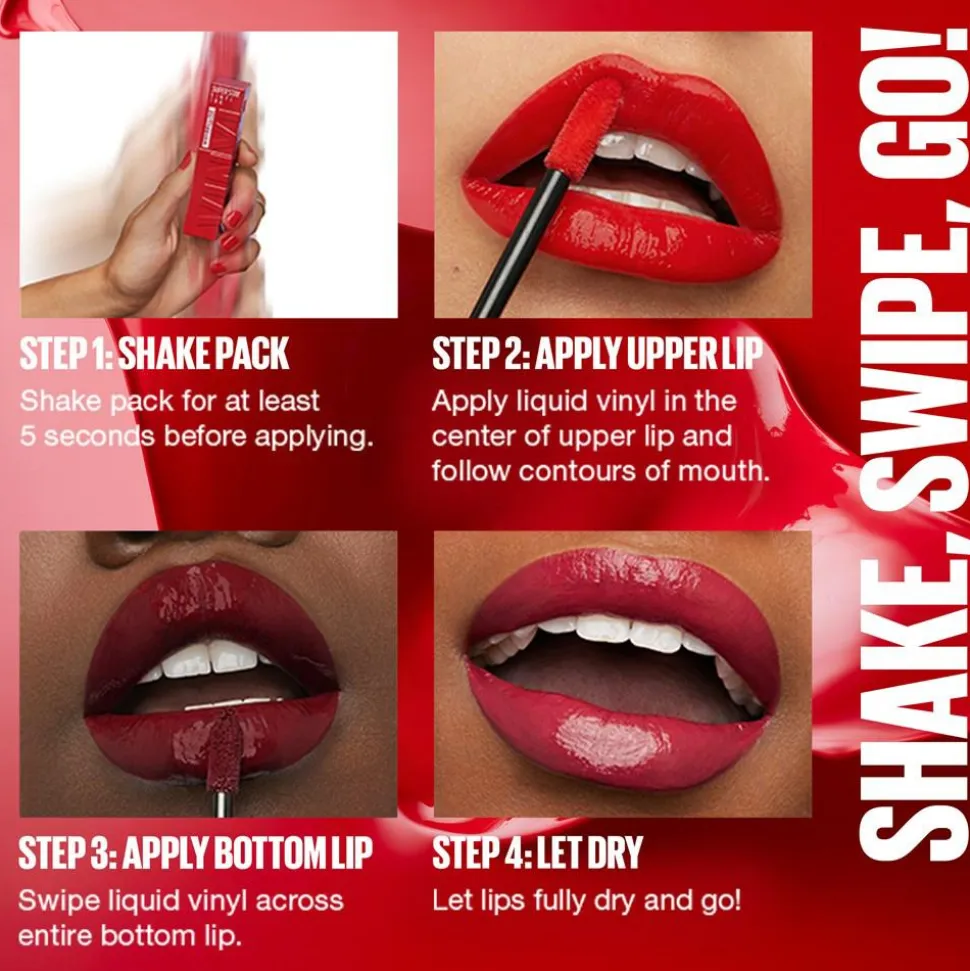 Superstay Vinyl Ink Læbestift, 25 Red-Hot