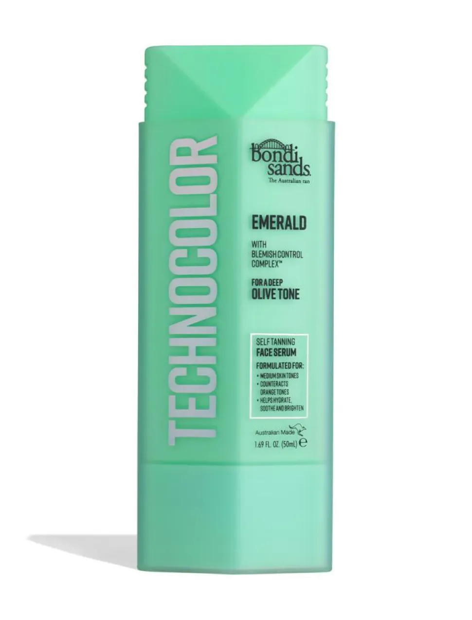 Technocolor Self Tanning Face Serum, Emerald, 30 ml