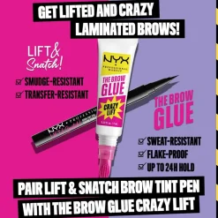 The Brow Glue Crazy Lift Fikserende Bryngel, 01 Transparent