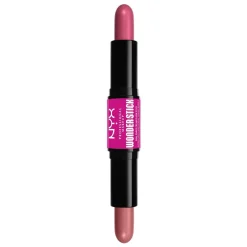 Wonder Stick Dual-Ended Cream Blush Stick, 01 Light Peach + Baby Pink