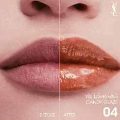 YSL Loveshine Candy Glaze Lipgloss Stick, 4 Nude Pleasure