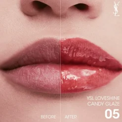 YSL Loveshine Candy Glaze Lipgloss Stick, 5 Pink Satisfaction
