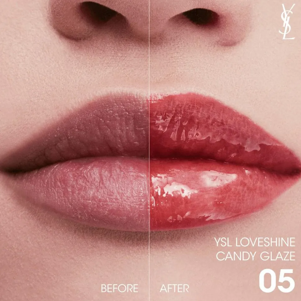 YSL Loveshine Candy Glaze Lipgloss Stick, 5 Pink Satisfaction
