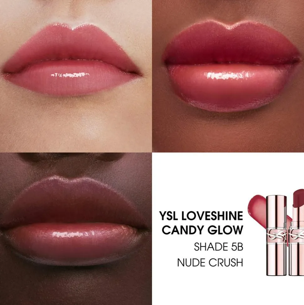 YSL Loveshine Candy Glow Tinted Lip Balm, 5B Nude Crush