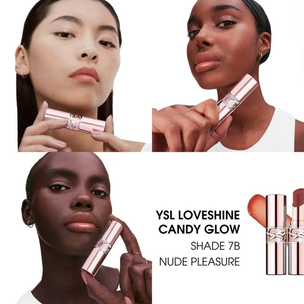 YSL Loveshine Candy Glow Tinted Lip Balm, 7B Nude Pleasure